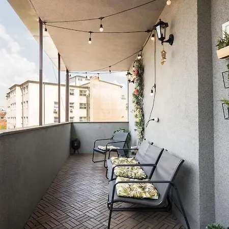 Apartment Intercontinental - Massage Terrace Fireplace